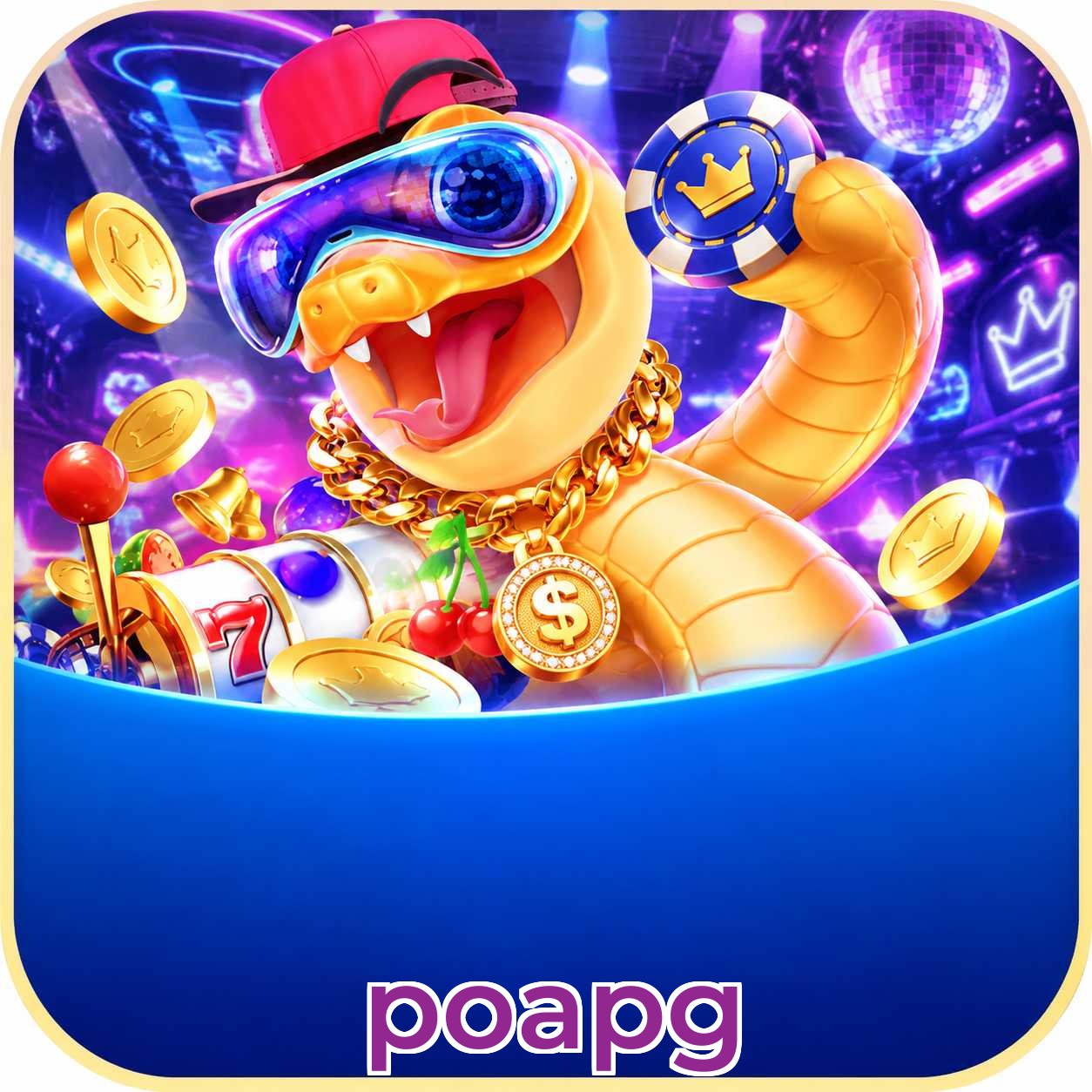 Aplicativo poapg para Android e iOS com interface completa